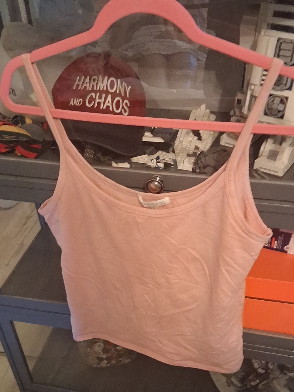Forever 21 pink tank Top Size Large